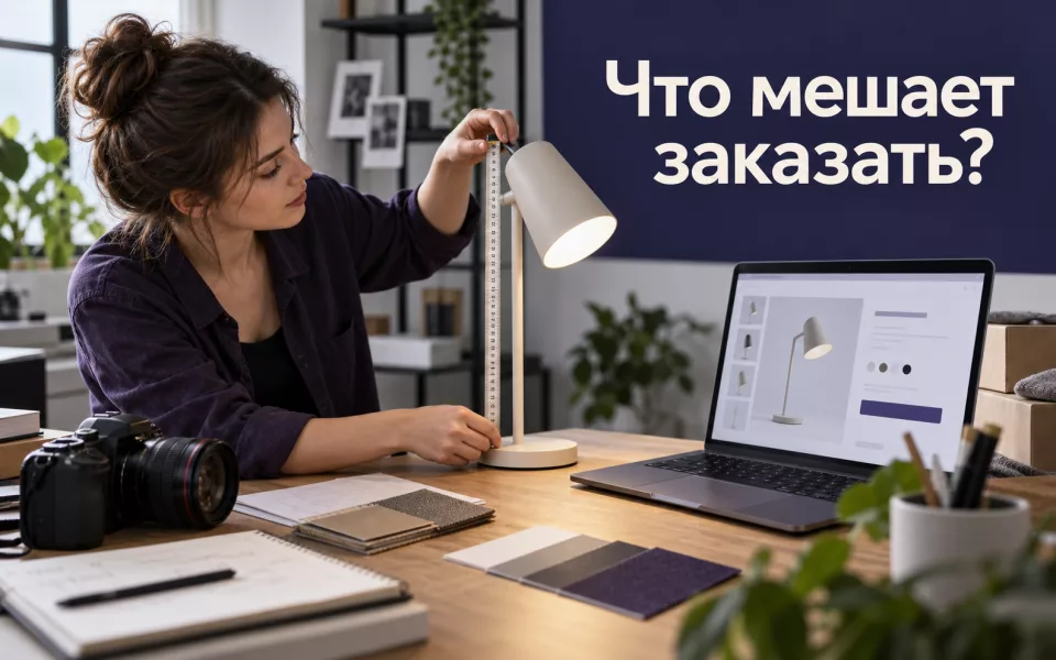 Сгенерированная иллюстрация к статье «Карточка товара: какие вопросы нужно закрыть до кнопки заказа»